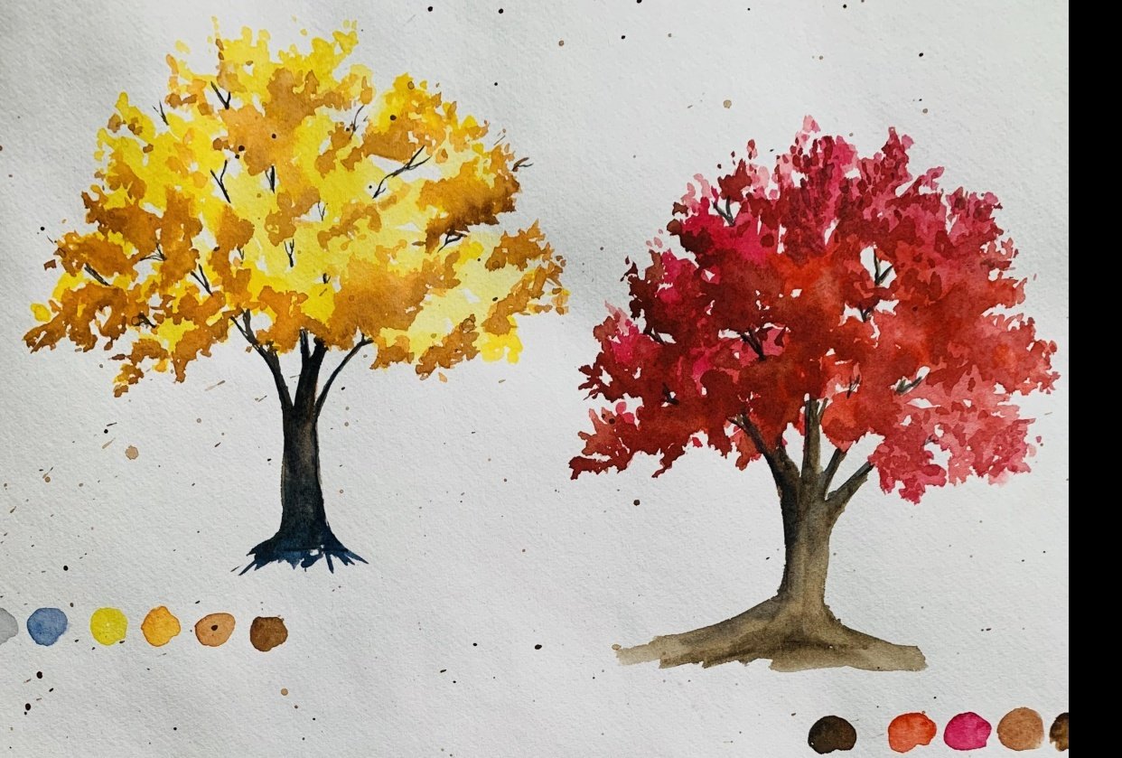 My autumn trees - student project