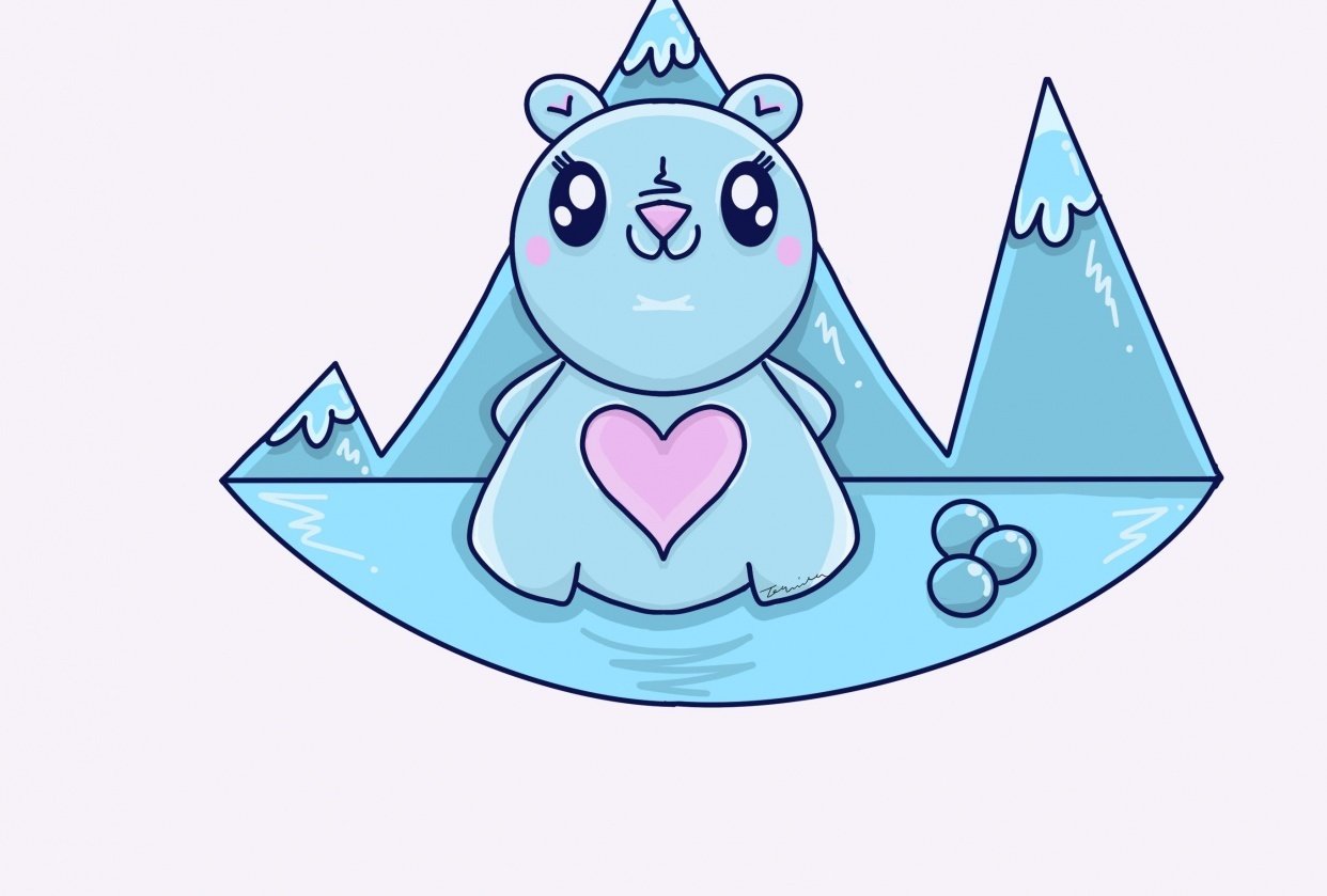 My first attempt at Kawaii style - student project