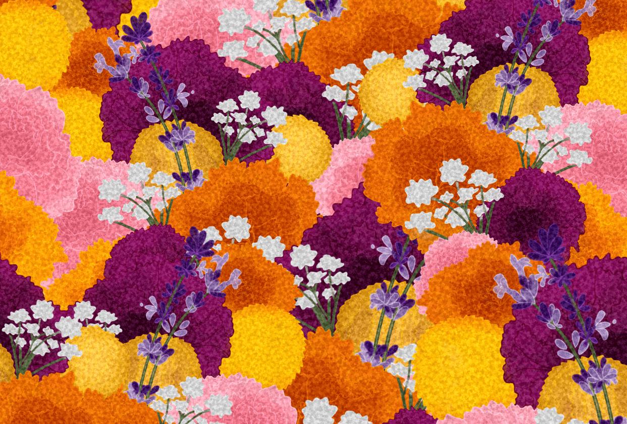 Immersed in Flowers - student project