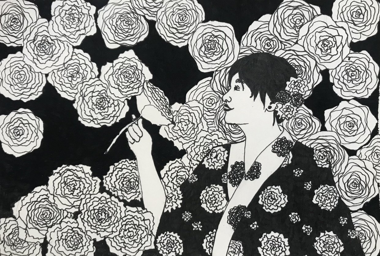 Fearless art jumpstart art challenge - student project