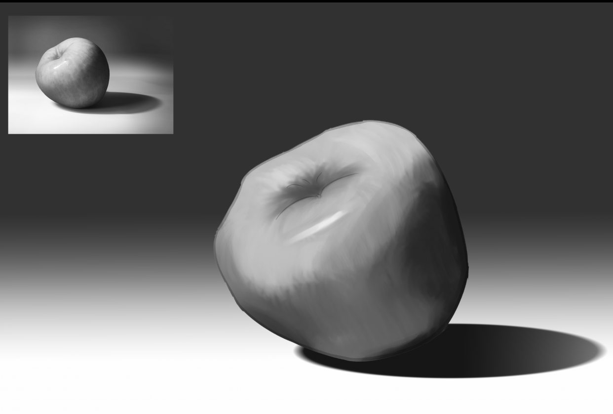 Apple Greyscale - student project