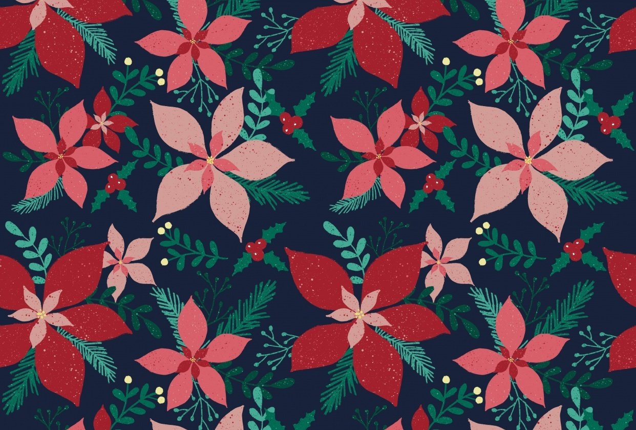 Christmas Themed Pattern - student project