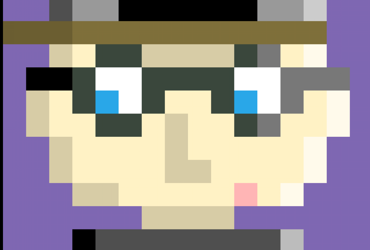 Ben's Pixel Self Portrait - student project