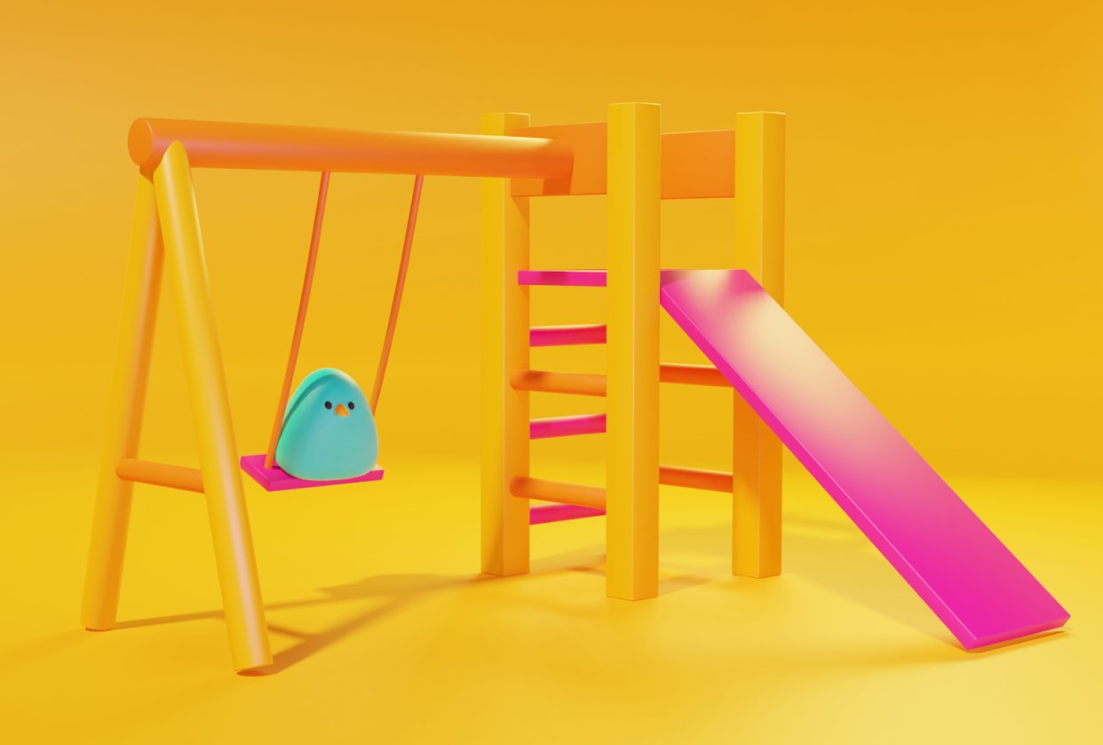 Bird on a Swing - student project