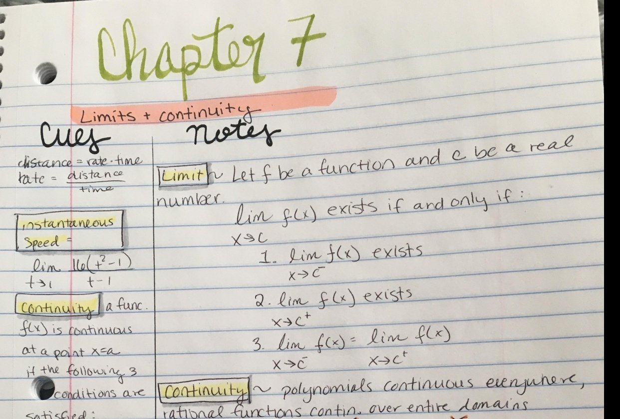 Taking Better Notes - student project