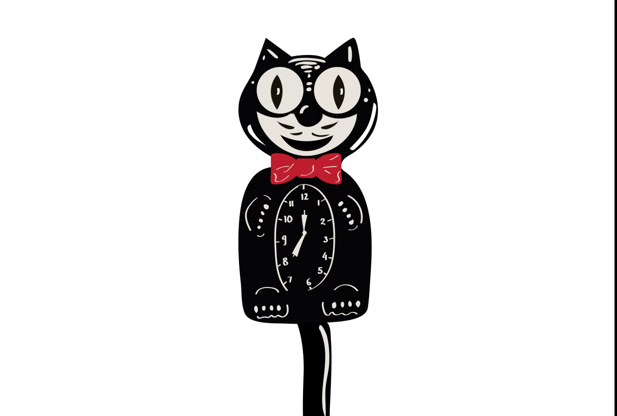 Cat clock animation Skillshare Student Project