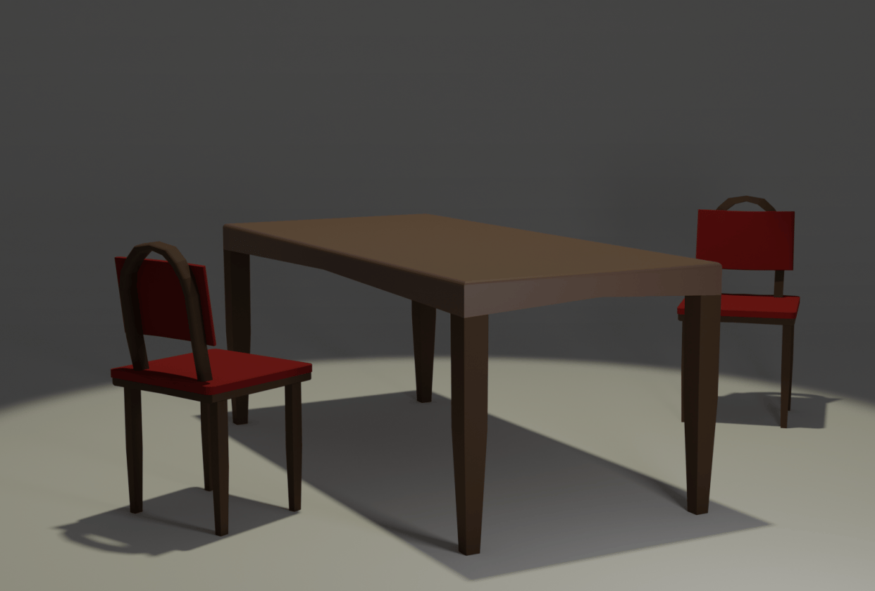 Table & Chairs - student project