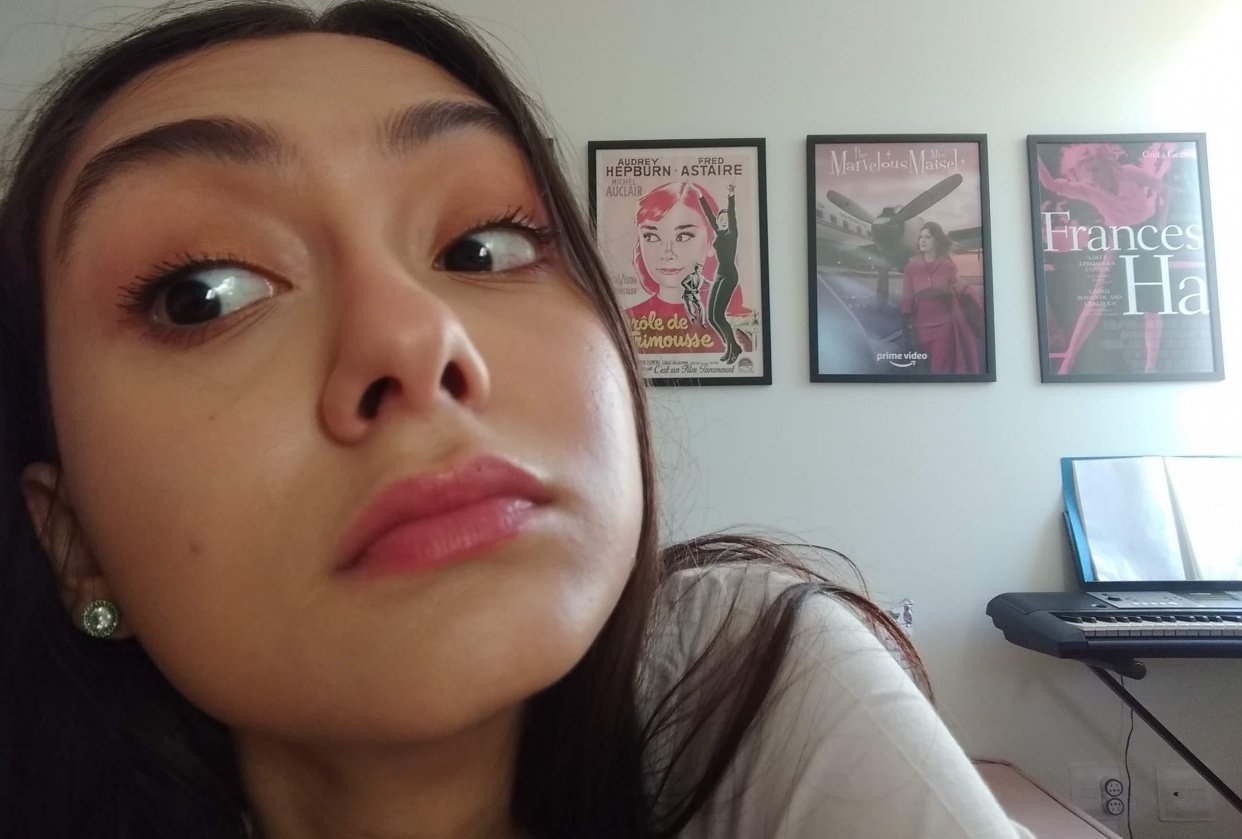 Fernanda, the girl who likes movies. Skillshare Student Project