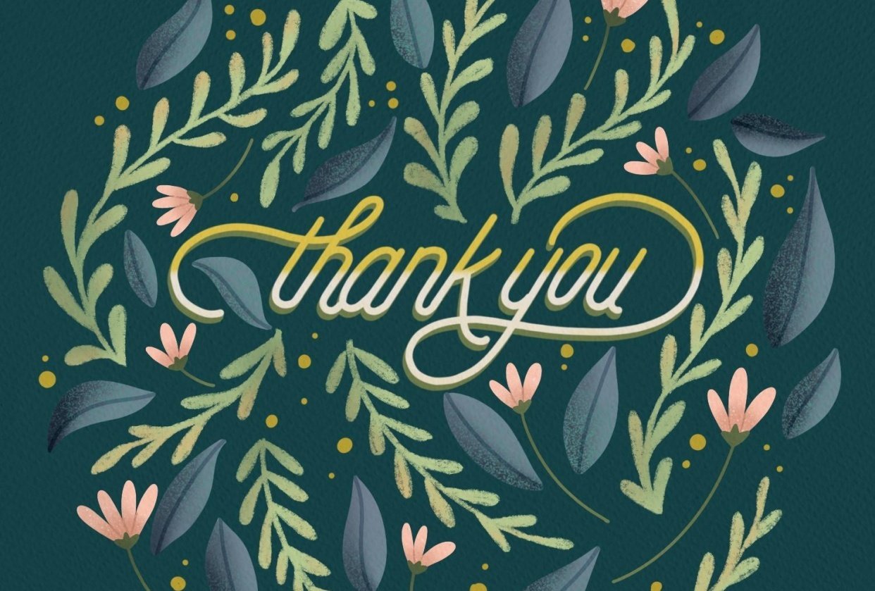 Thank You Card - student project