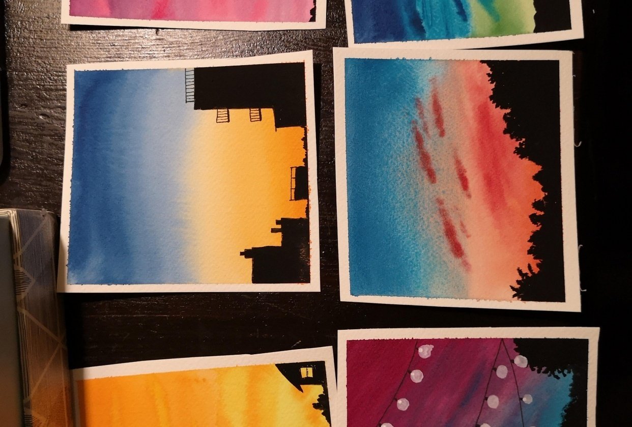 My First Date With Watercolor Skillshare Student Project