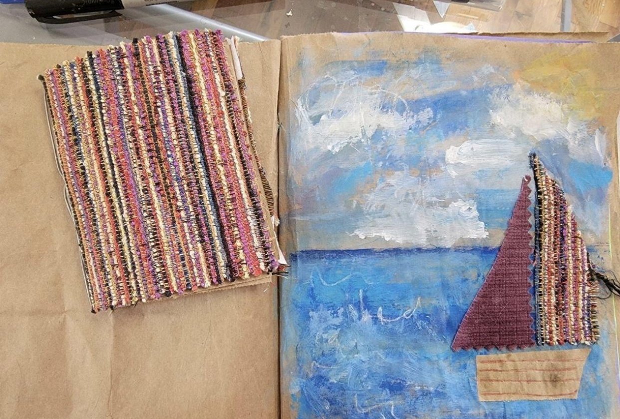 Sketchbook with Recycled Paper Skillshare Student Project