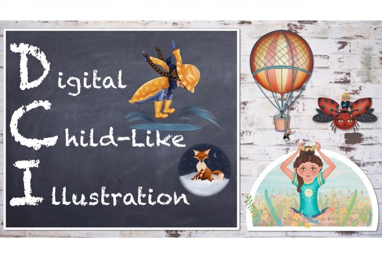 Digital Child Like Illustration Skillshare Student Project