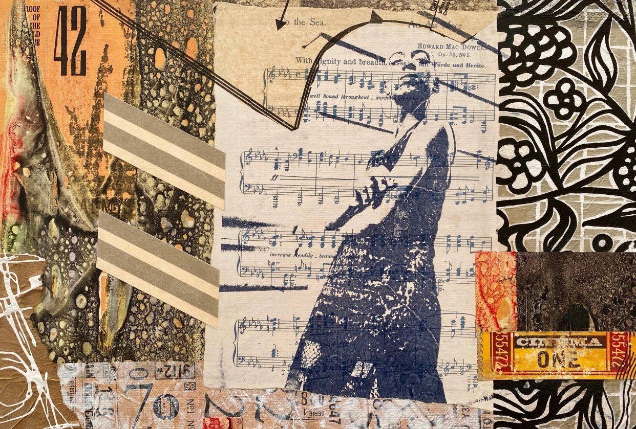 Using Image Transfers for a Collage Painting Skillshare Student Project