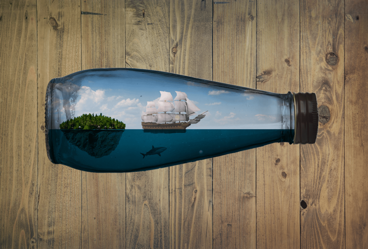 Ship in a bottle Skillshare Student Project