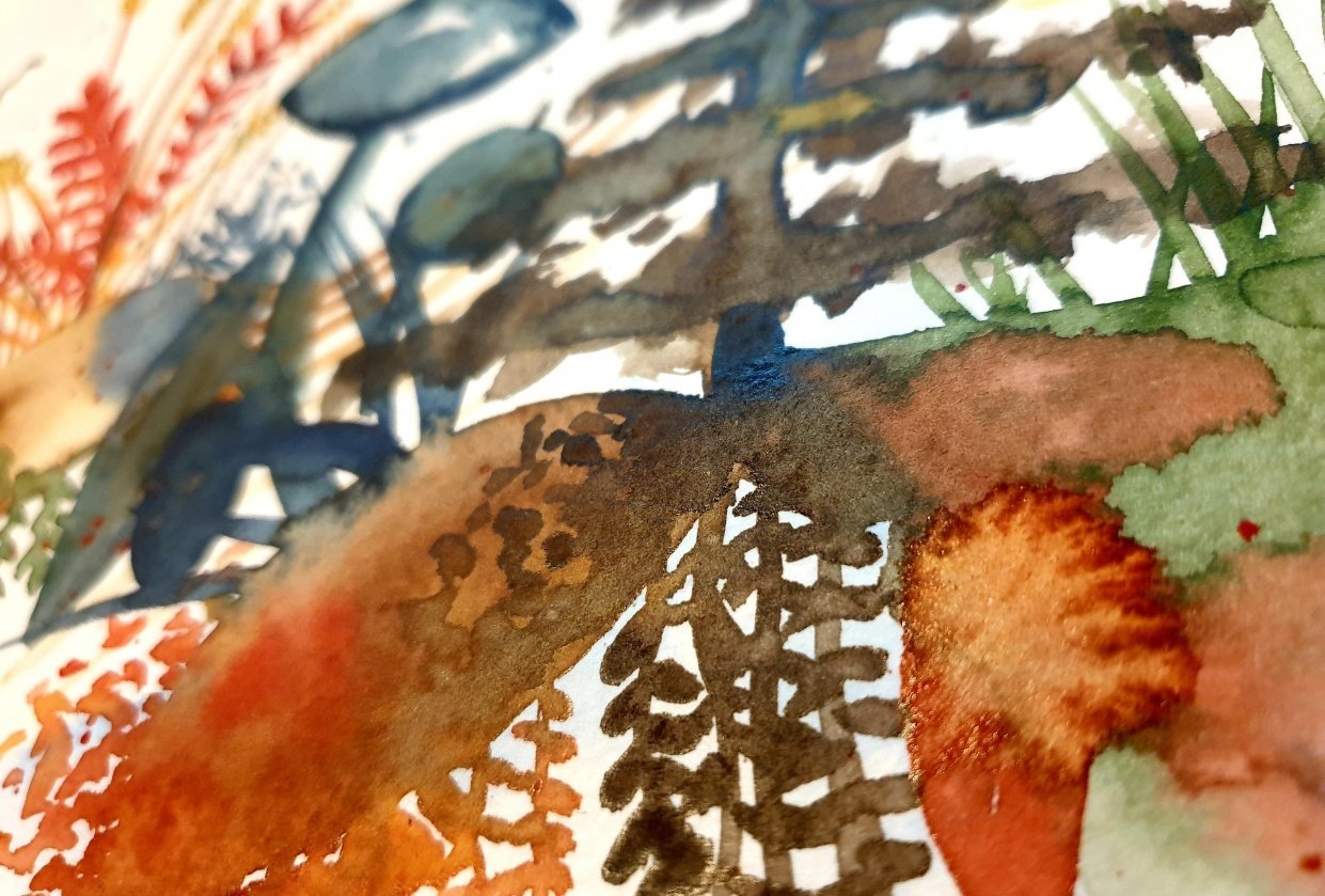 Abstract floating garden Skillshare Student Project