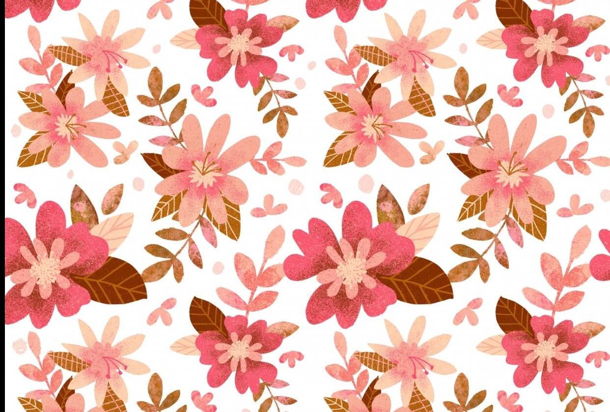 Modern Autumn pattern - student project