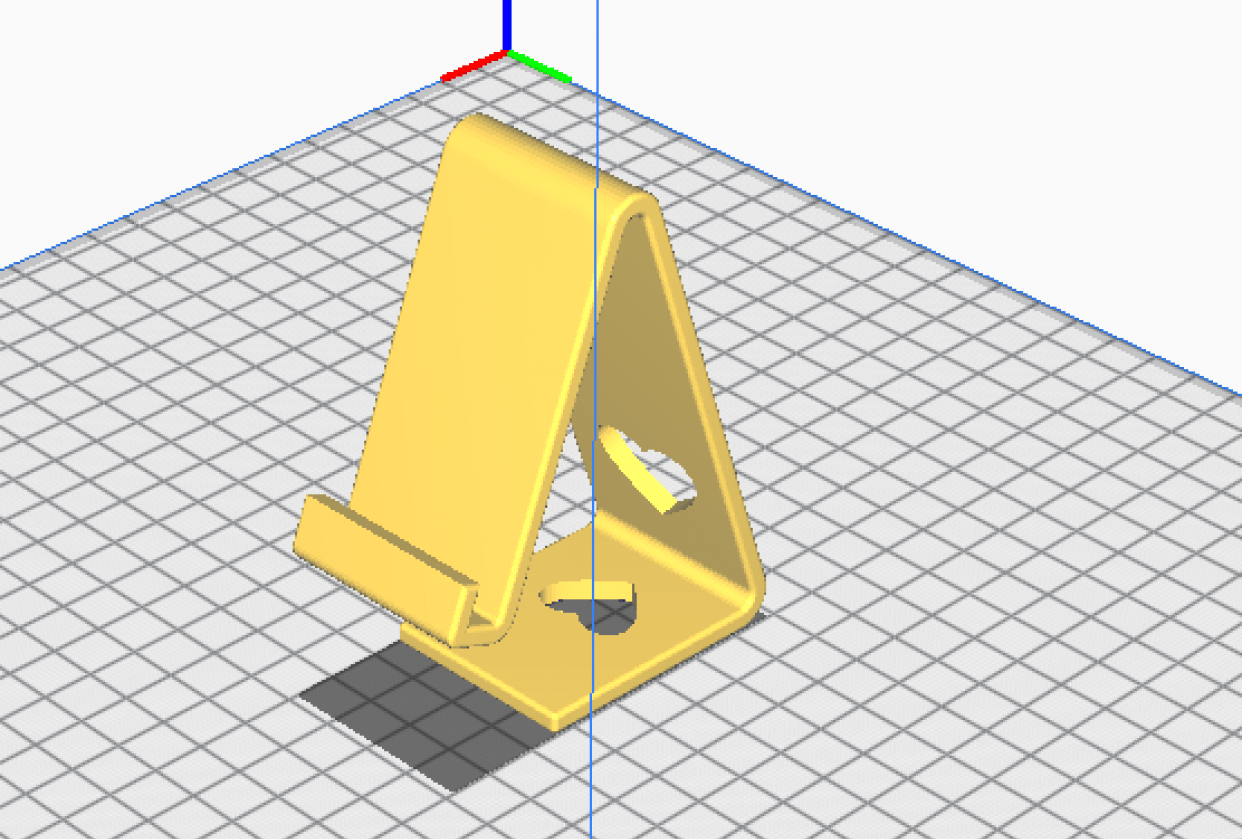 Heart Phone Stand - student project