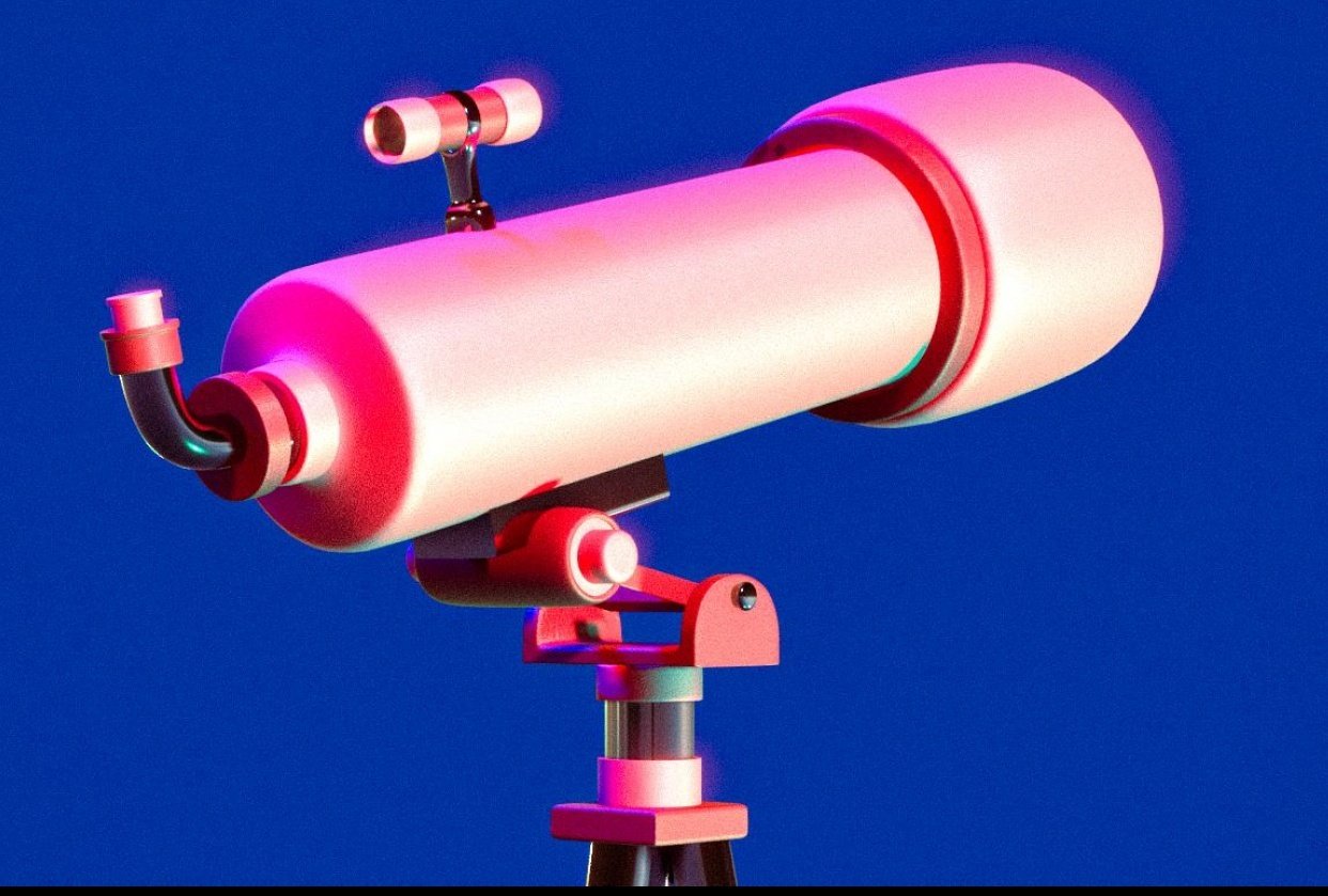 Telescope model - student project