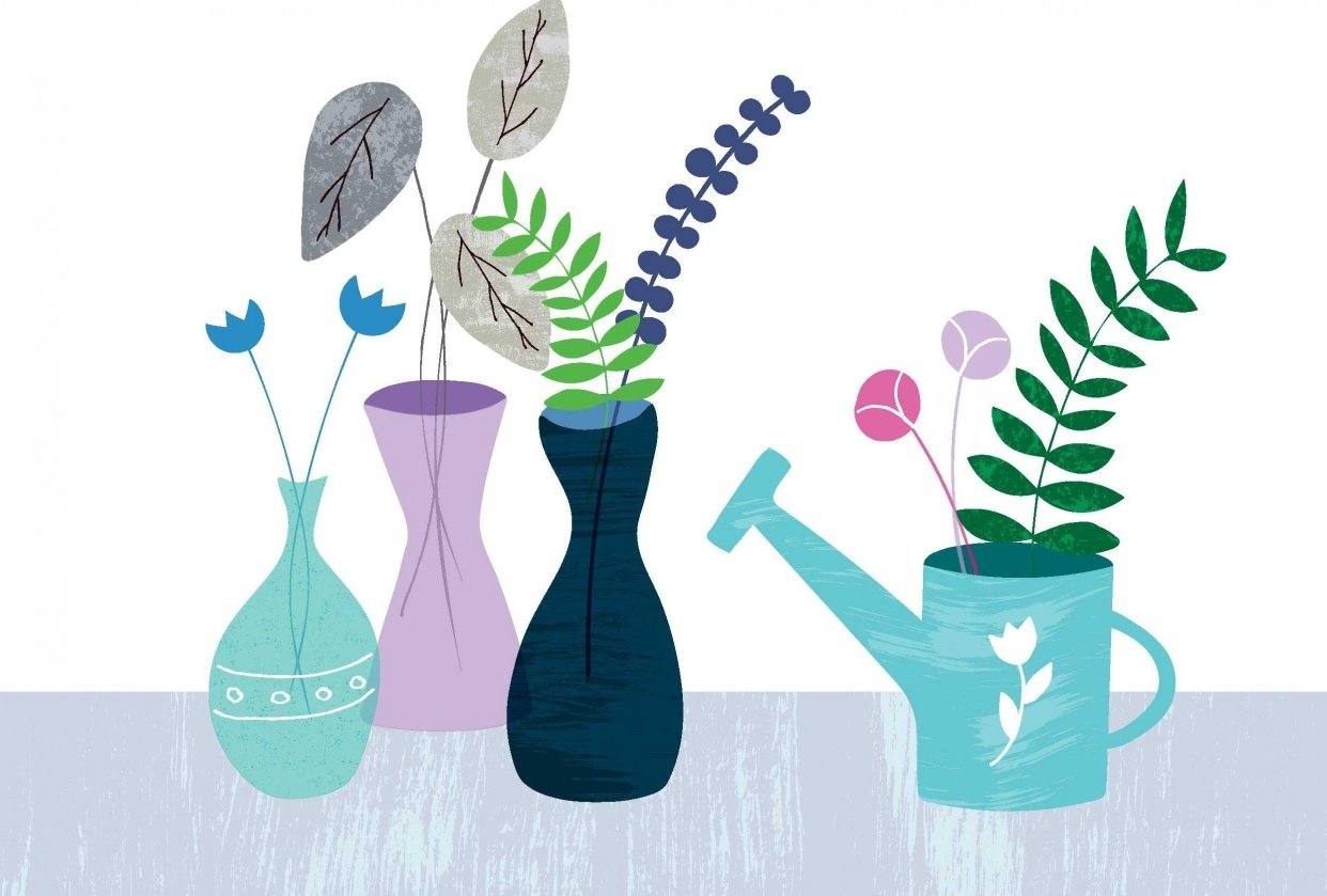 Flower textures - student project