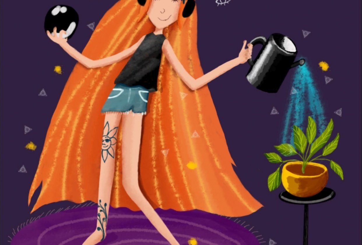 Witch Illustration - student project