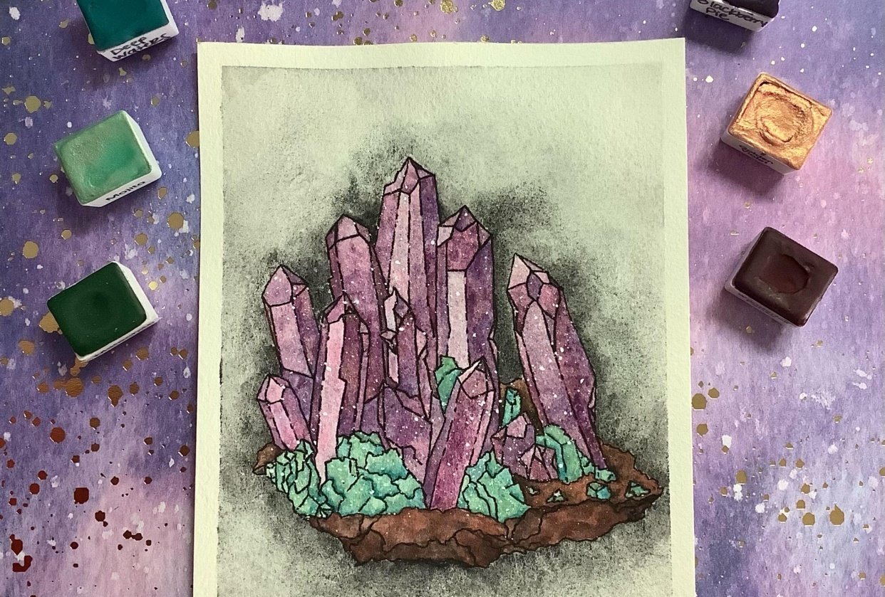 Crystal Cluster - student project