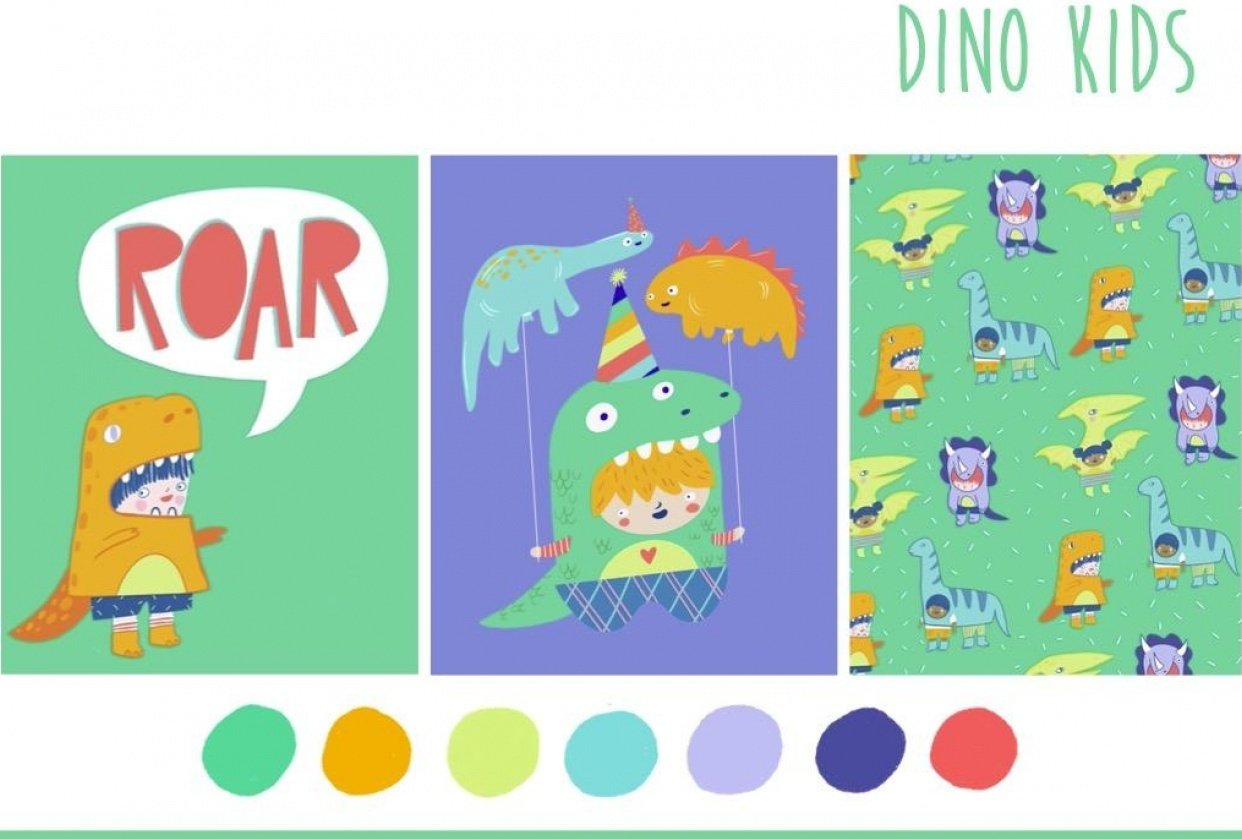 Dino Kids - student project
