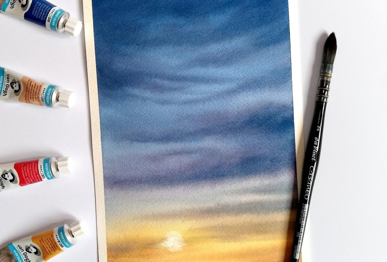 Sunset Sky - student project