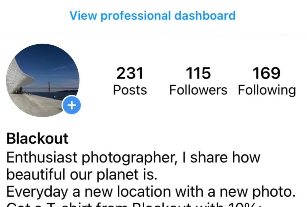 Blackout - Photographic Experiences - student project