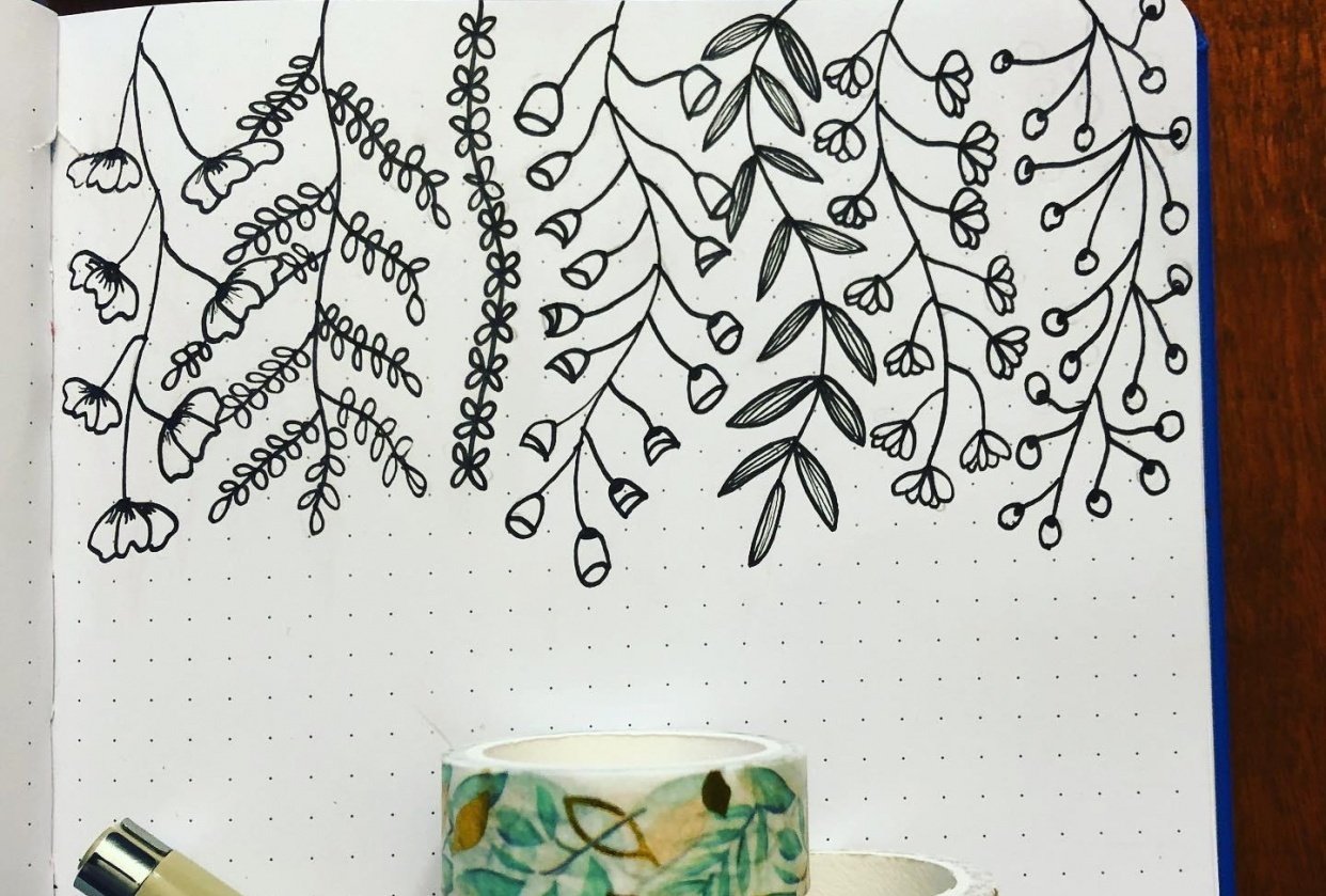 Floral Cascade - student project
