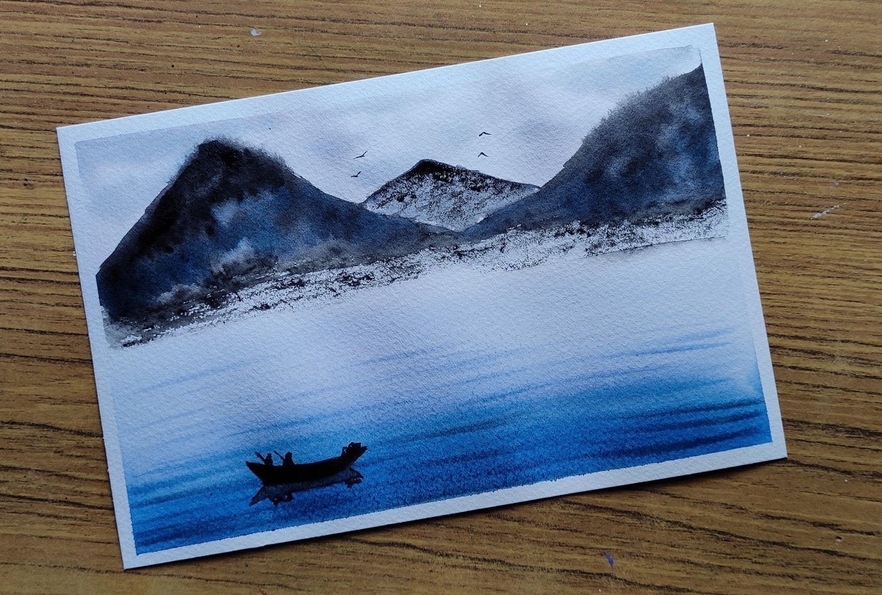 Serene landscape - student project