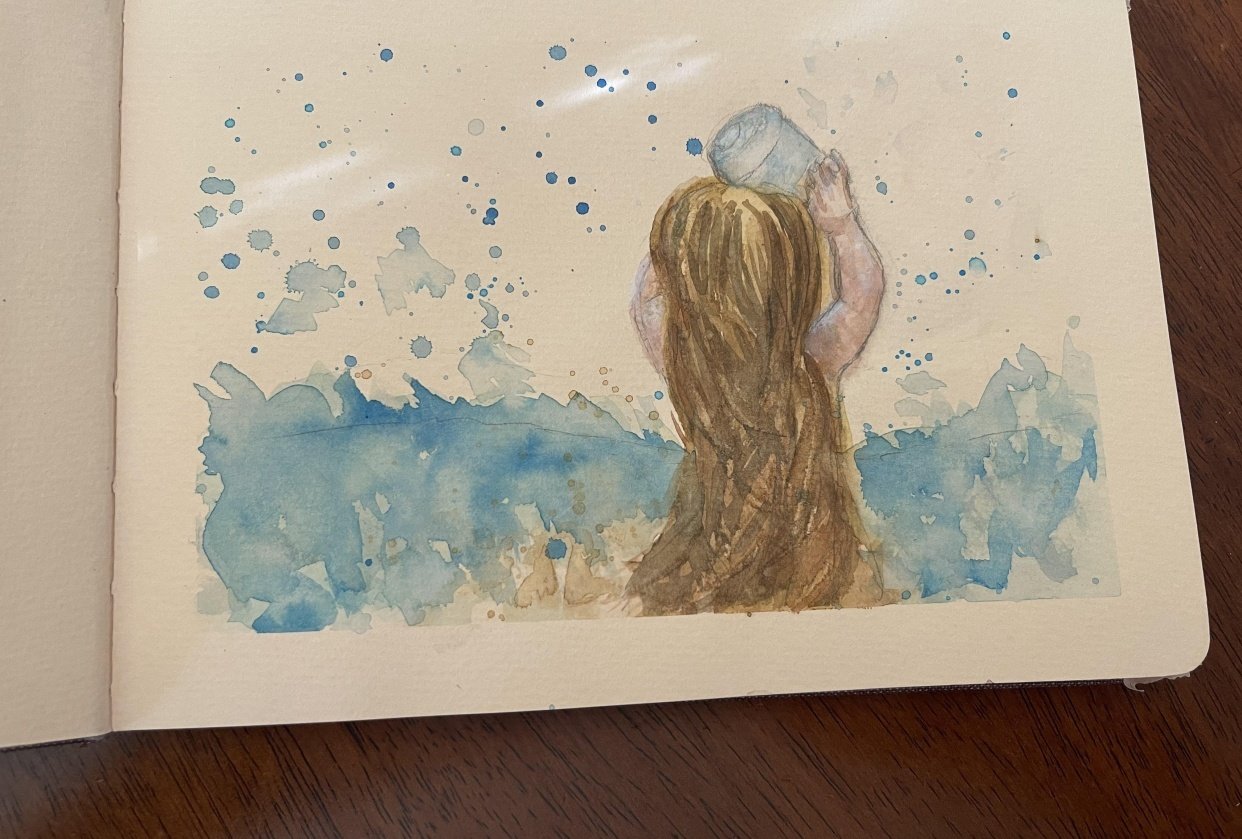 Figure paintings: my kids - student project