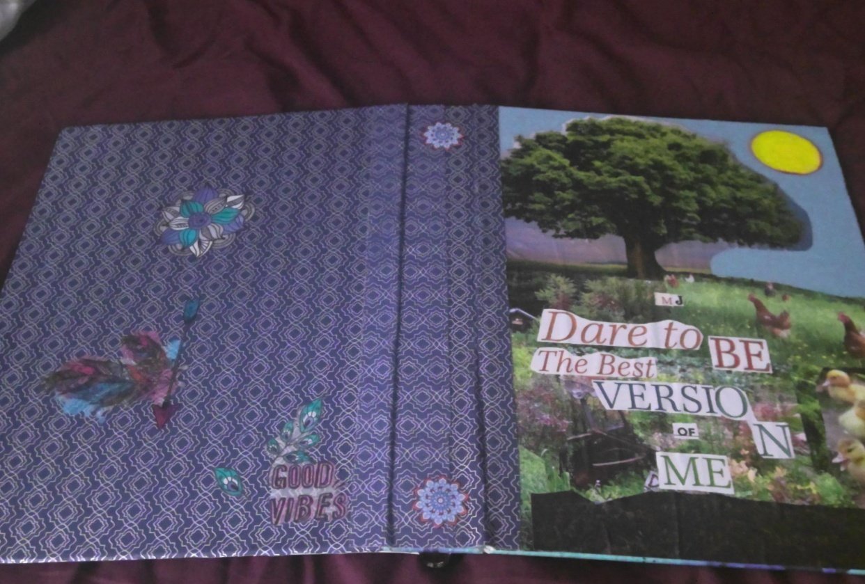 Monica's Goal Book and Diary Skillshare Student Project