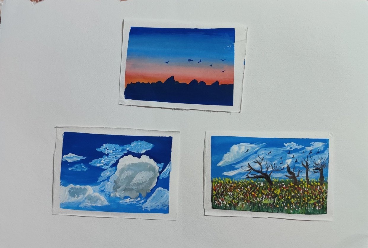 A beginner Guide to Gouache Skyscrapes - student project