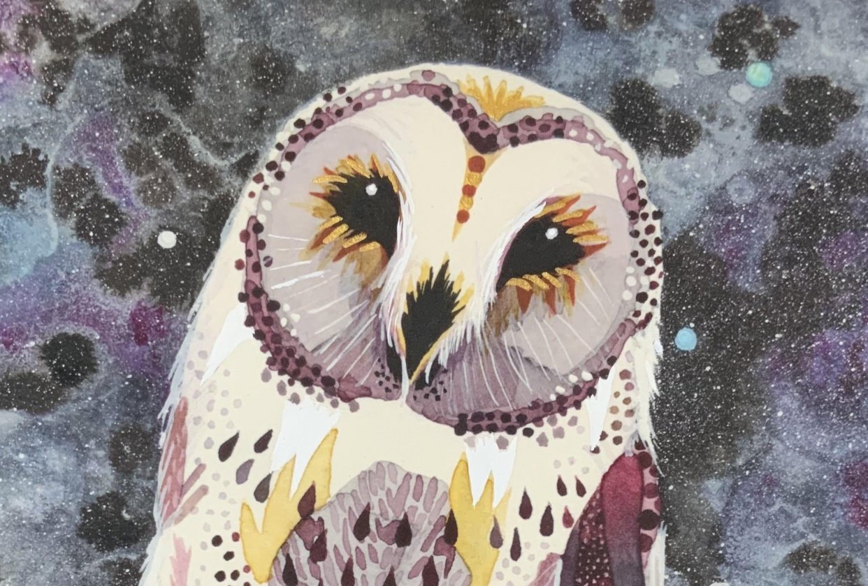 Texture in watercolour - student project
