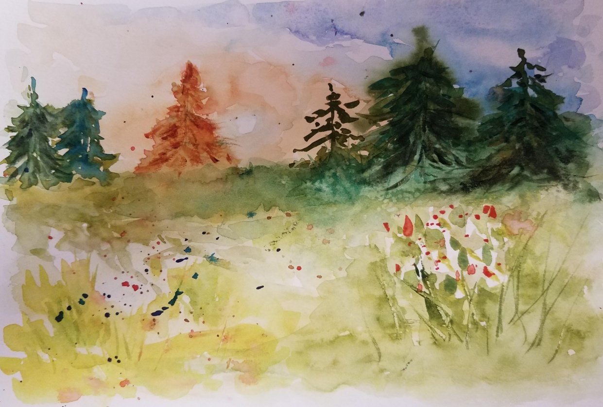 Simple-landscape - student project