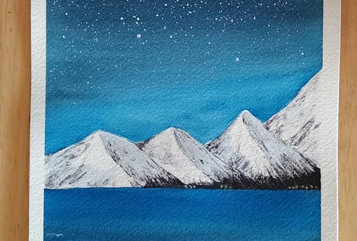 Painting by the Seasons- Winter Completed - student project