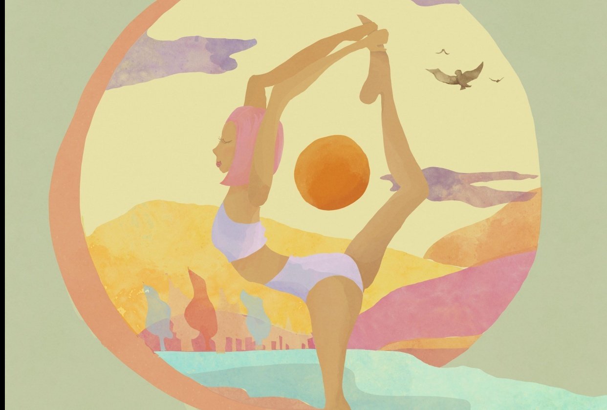 Diana's Yoga illustration - student project