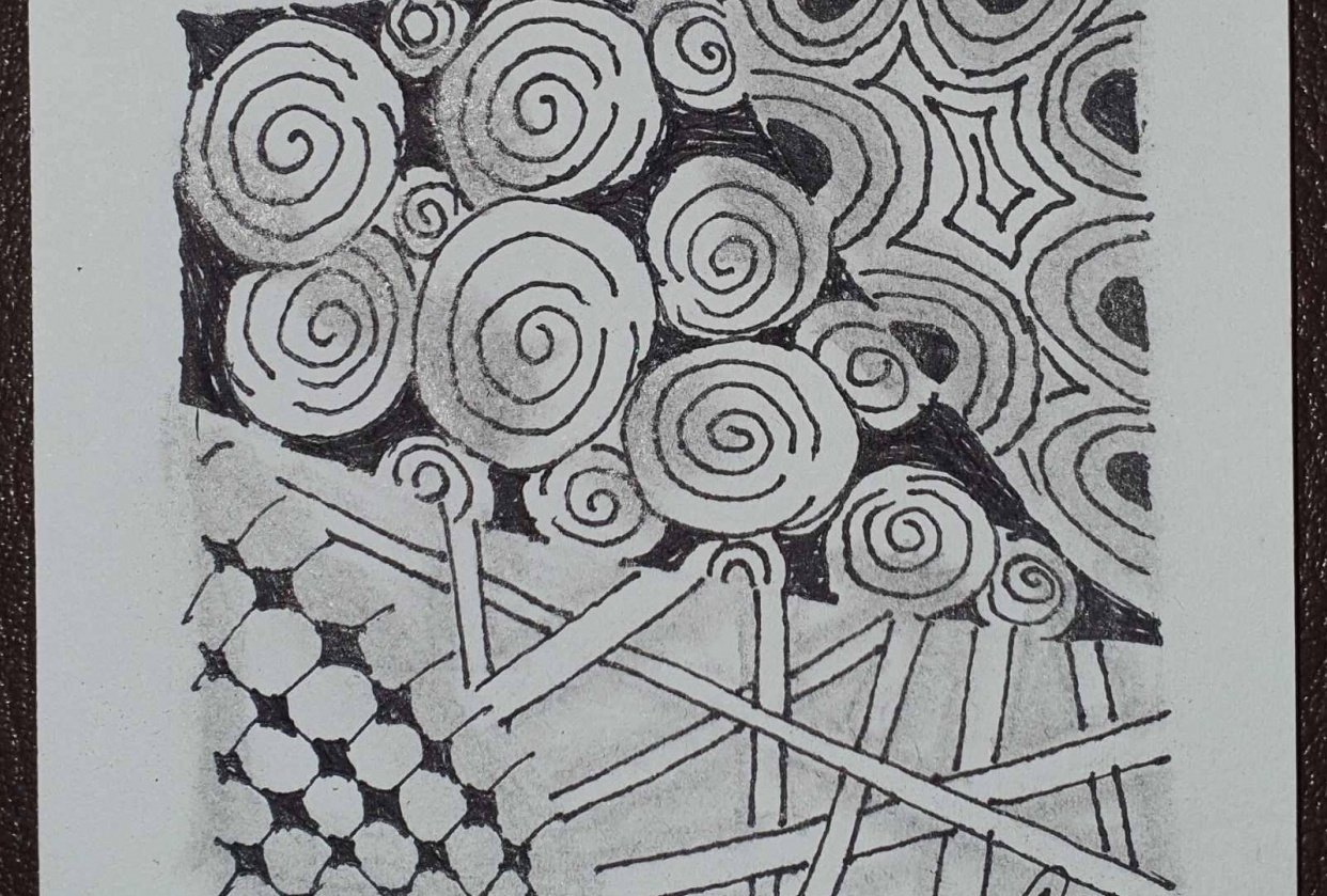 Zentangling - student project