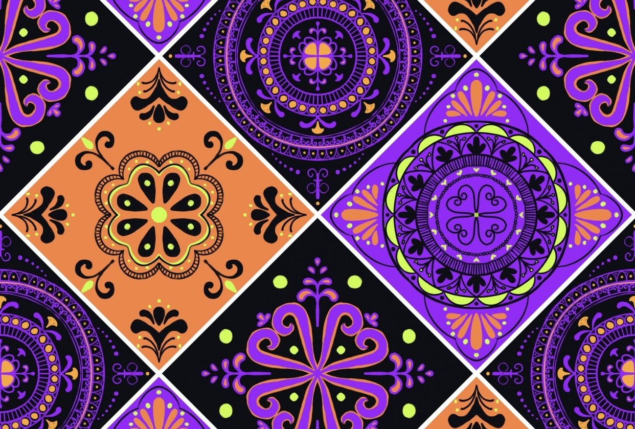 Halloween Tiles Skillshare Student Project
