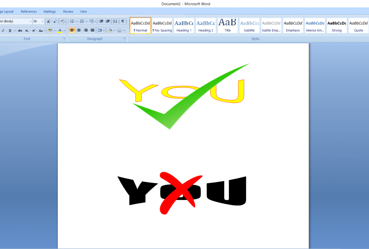 how-to-change-microsoft-word-art-text-colors-skillshare-student-project