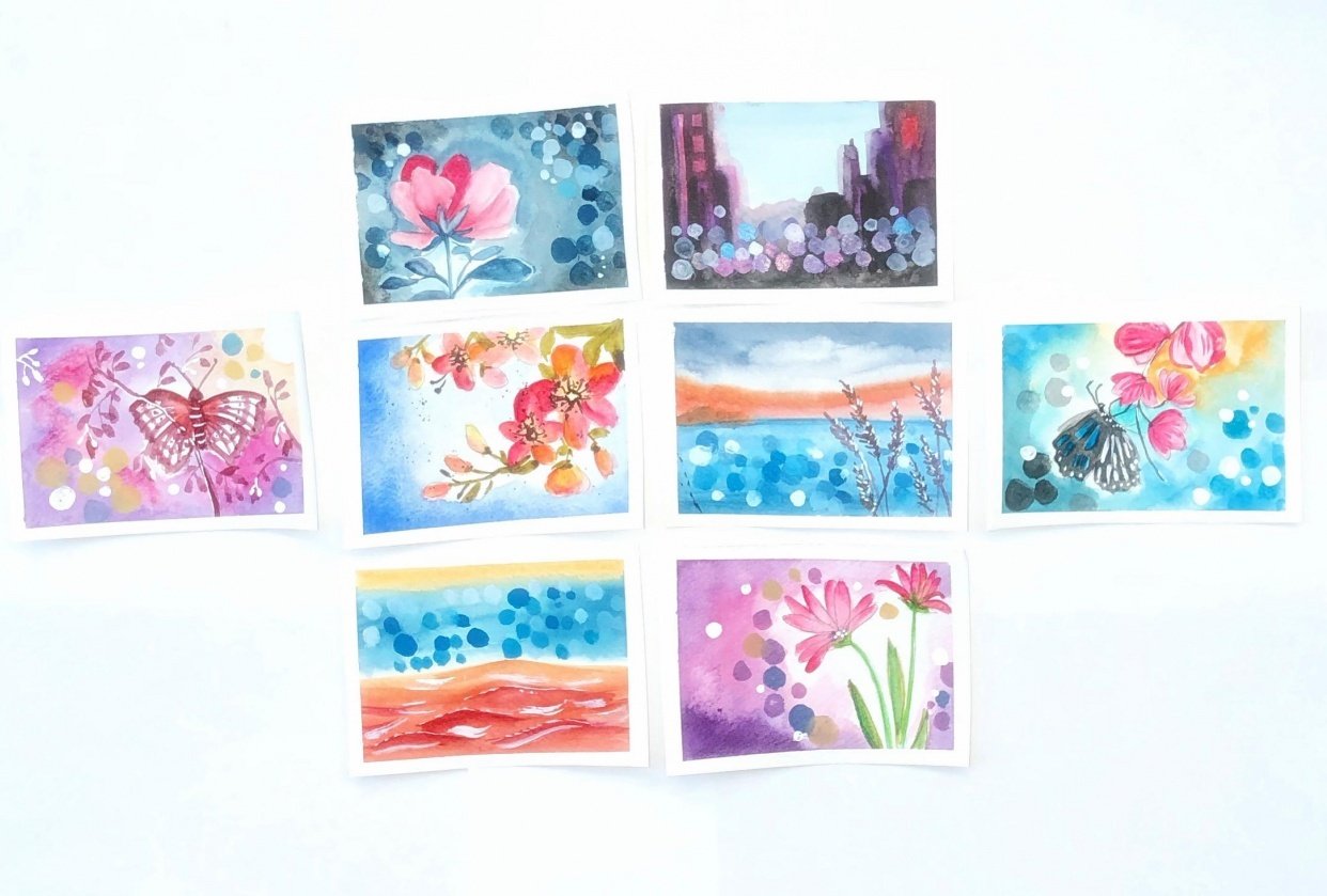 Frame worthy watercolor art Skillshare Student Project