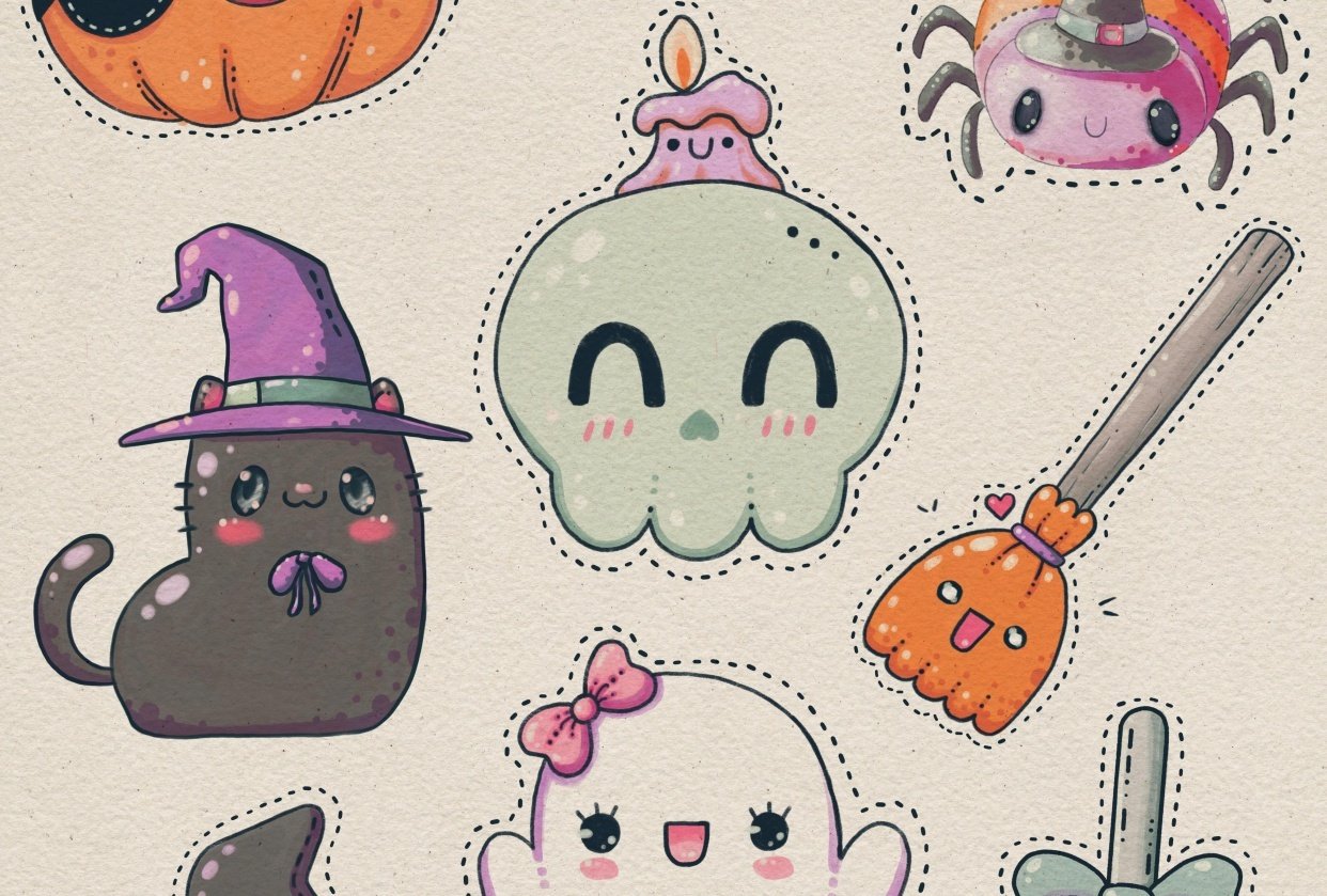 Kawaii Halloween Skillshare Student Project