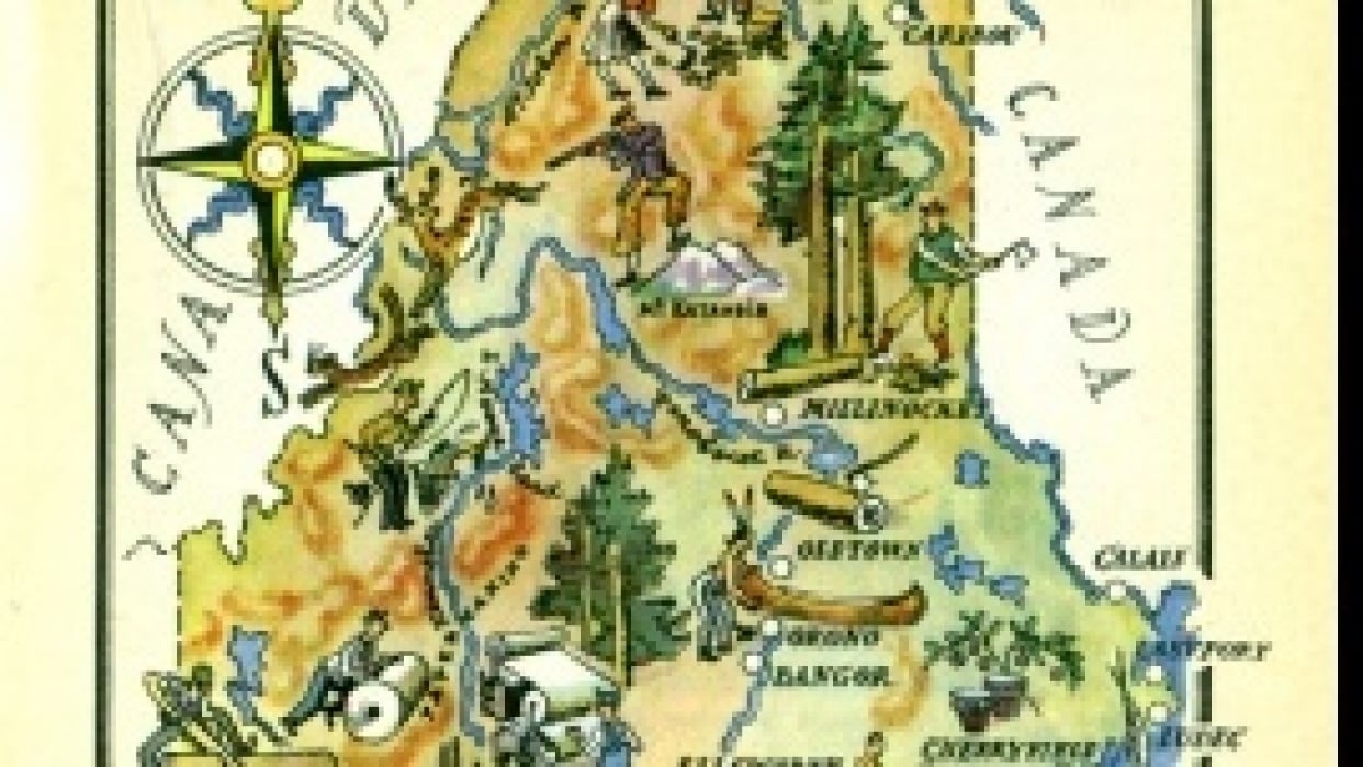 Maine, Maps & Typography: A design meld - student project