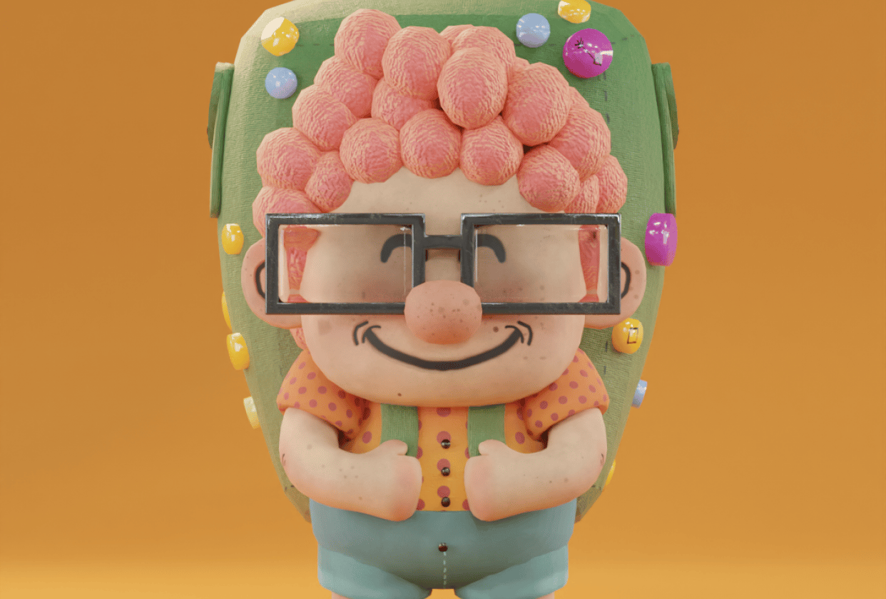 Texturing in Blender - student project