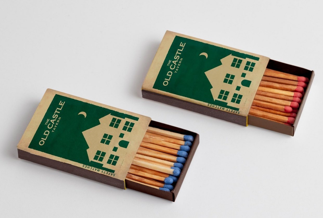 Old castle tavern matches Skillshare Student Project