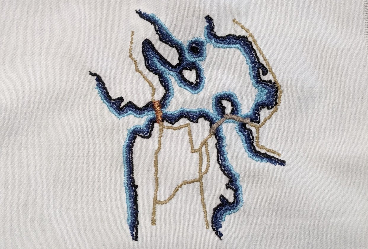 San Francisco Bay Area Embroidery Skillshare Student Project