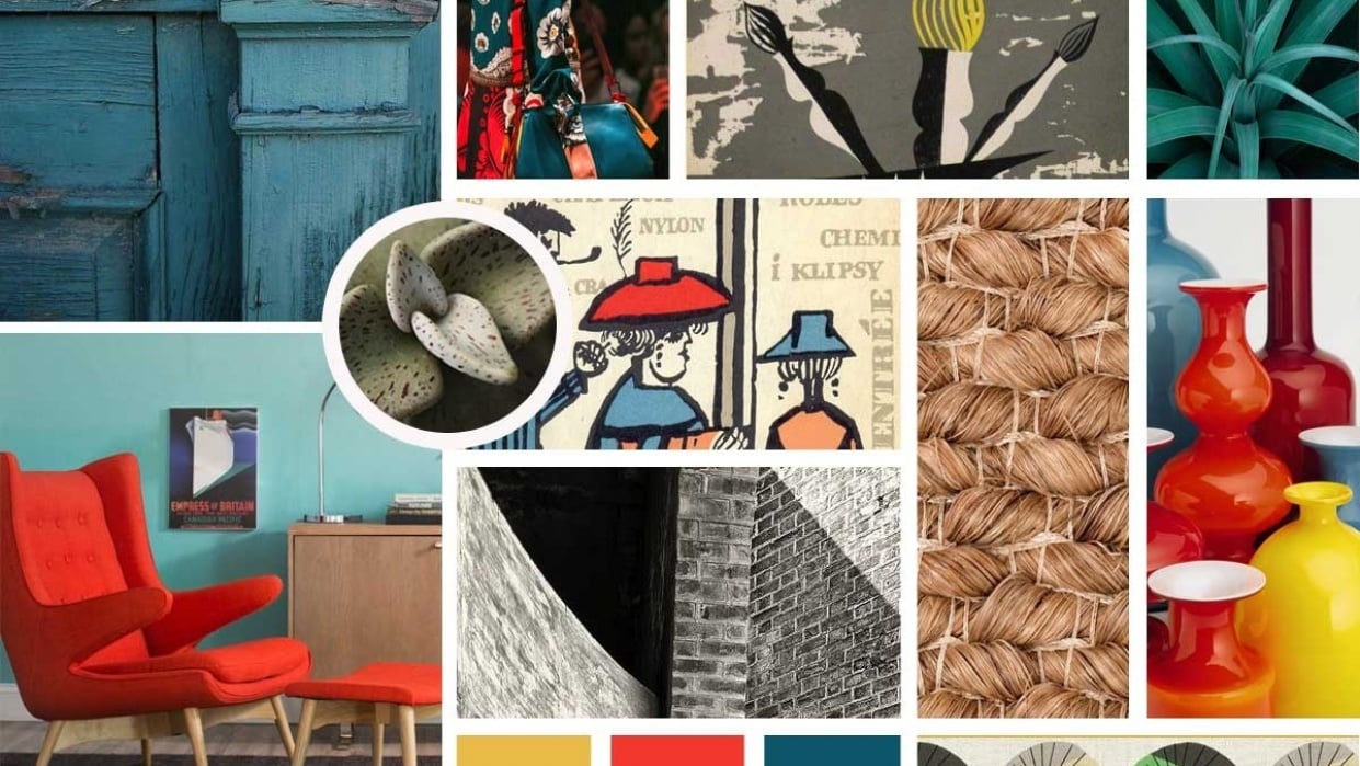 Retro Colour Moodboard | Skillshare Student Project