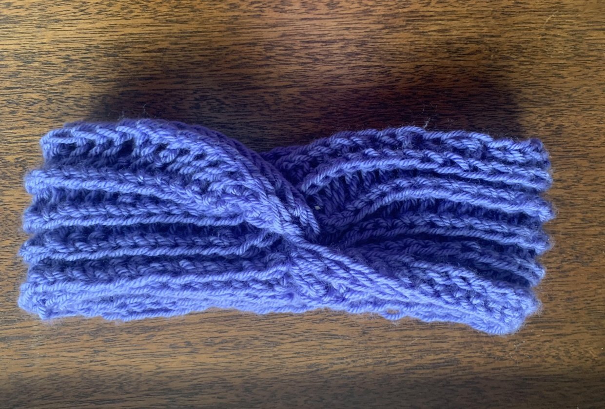 Barbara’s Double Crochet Headband - student project