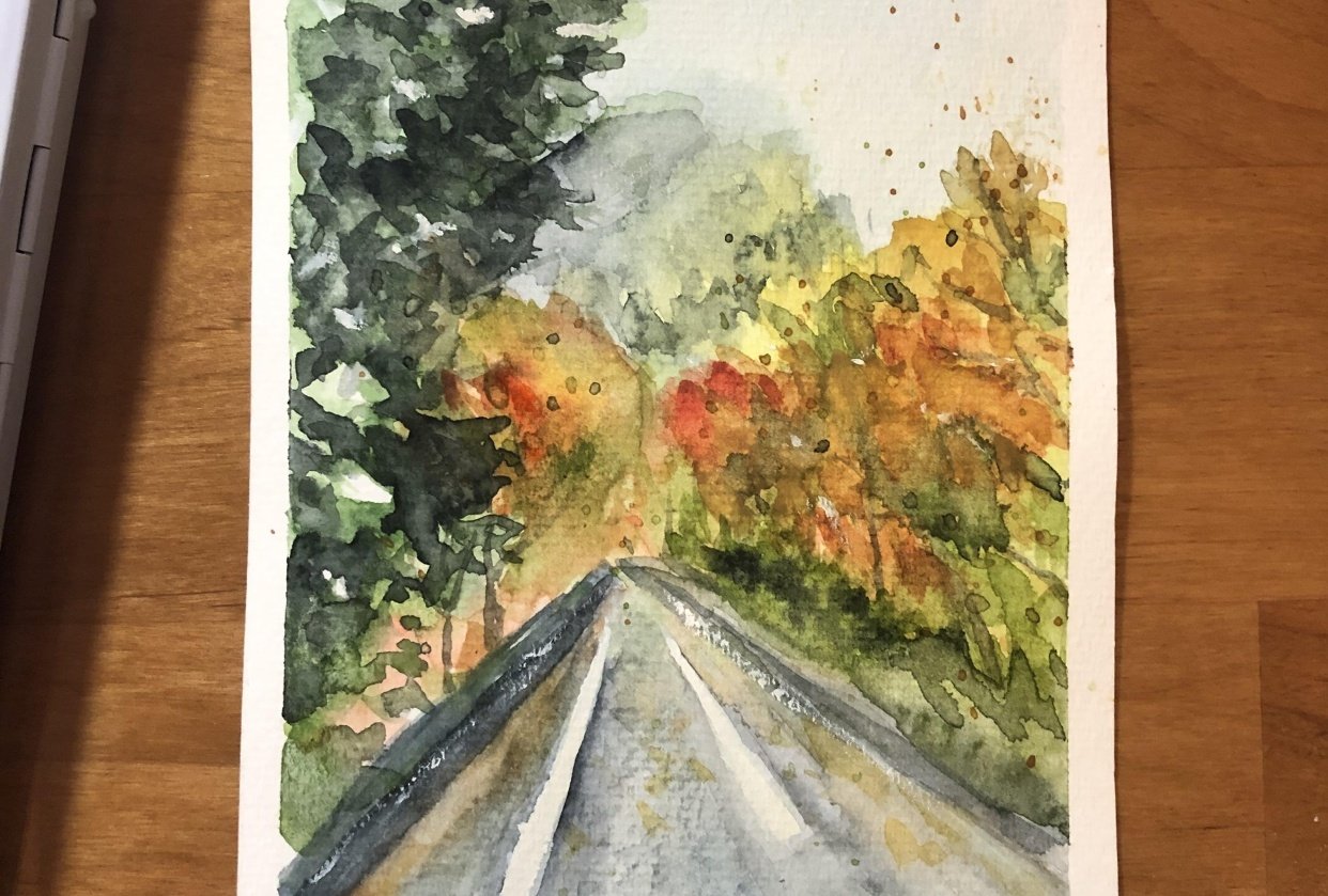 Loose Watercolor Landscape | Skillshare Student Project