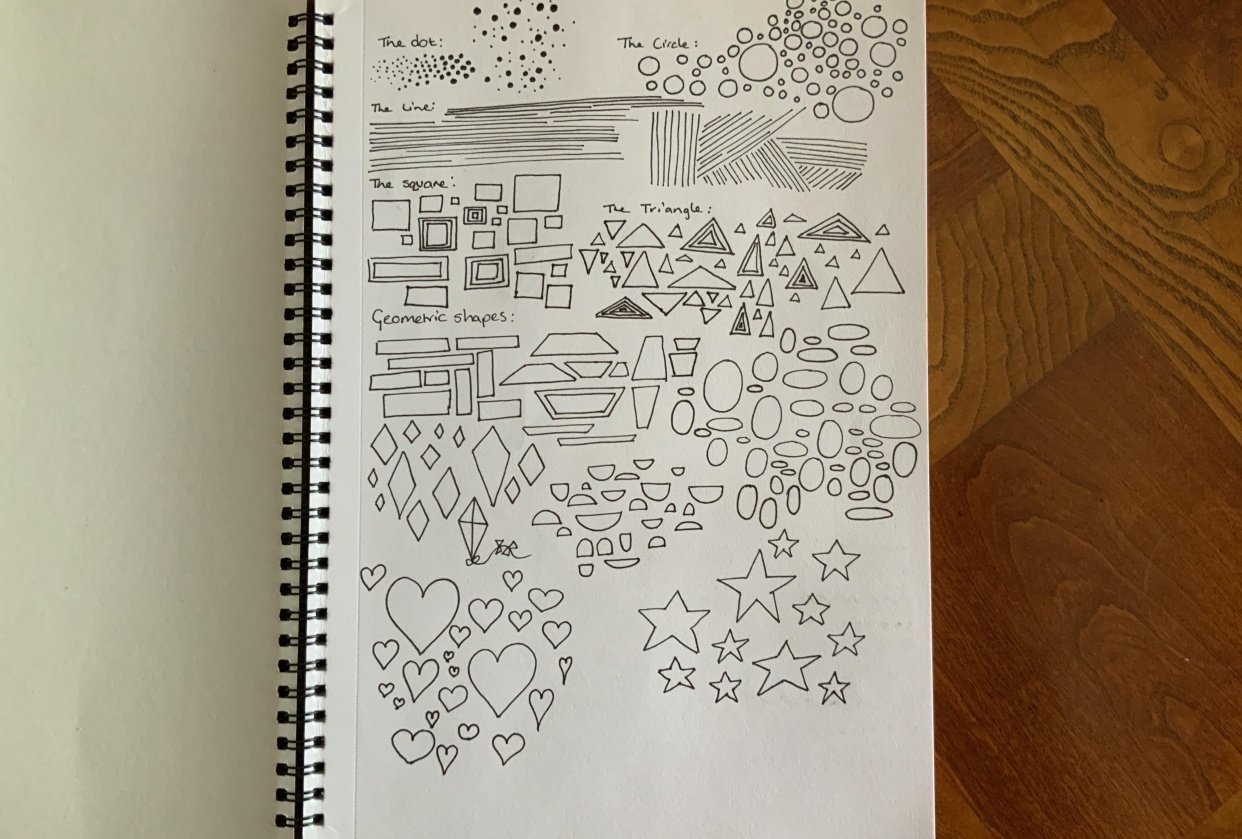 Evening Doodling - student project